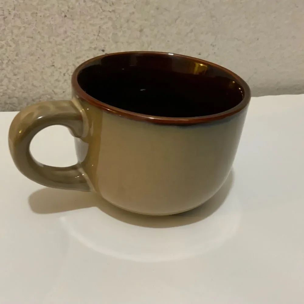 Sango Nova Brown Stoneware Oversized Coffee Tea Soup Mug 4933